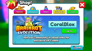 Every REDEEM CODE In Brainrot Evolution! (Roblox)