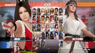 【DOA6】スト6に備えて久しぶりの舞