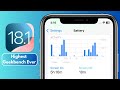 iOS 18.1 on iPhone XS Battery Life, Performance