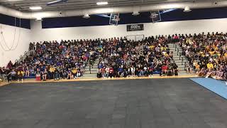 The Golden Pack at the Largo High School pep rally