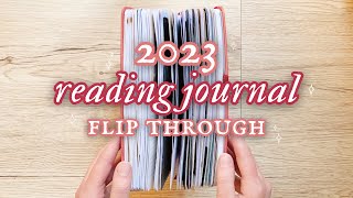 2023 READING JOURNAL FLIP THROUGH 📖🍂✨
