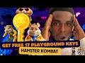 Get Free 16 hamster kombat playground Keys in 1 Minute | hamster kombat mini game