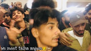 I MEET TALHA ANJUM FOR THE FIRST TIME 👑🐐| LUCKYONE MALL PUBLIC HARD 😨