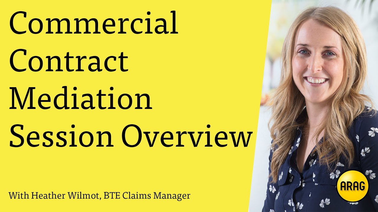 Overview Commercial Contract Mediation Session Youtube