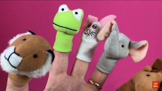 10 Animal Finger Puppet Toy Set