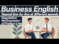 English Listening #12.2 business English learning - Negotiating the Expansion of Product Line