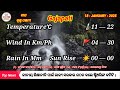 ଆଜିର ପାଣିପାଗ 18 january today weather update weather forecast weather news weather climate