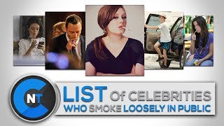 Top Celebrities Who Smoke In Real Life | Celebrities Caught Smoking In Public You Wouldn't Believe