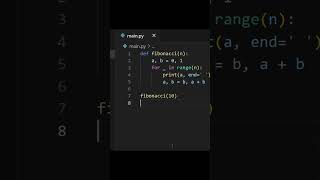 Python Fibonacci Series Program | Python Program #1 | Coding Tutorial for Beginner #python #coding