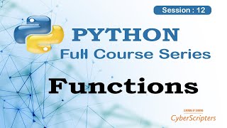 Python Session 12 : Functions / Positional parameters / Keyword parameters