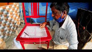 Cane weaving | Chair Restoration | Fibre Weaving | Weaving | Hand crafted | Made in India