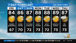 New York Weather: CBS2 8/20 Nightly Forecast at 11PM