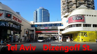 Israel - Walking in TEL AVIV, Dizengoff street