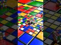 Rubiks Cube Slide and Drop | Satisfying Looping Video