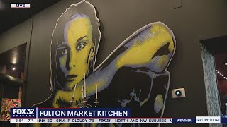 A unique dining experience in the West Loop that is a restaurant and part art gallery.