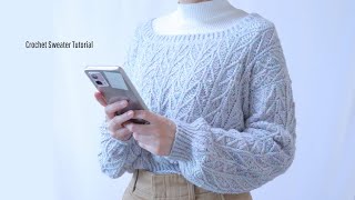 How to Crochet a Sweater with a Bumpy Pattern