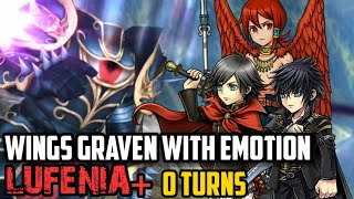 DFFOO [GL]: Wings Graven With Emotion LUFENIA+ (0 TURNS) - Noctis, Llyud, Machina