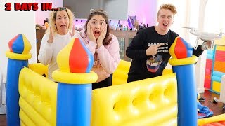 LAST TO LEAVE THE MINI BOUNCY HOUSE WINS $10,000 CHALLENGE!
