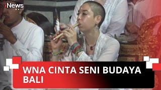 Berkolaborasi Dengan Seniman Lokal, Seniman Asal Prancis Bawakan Tabuh Gamelan Bali