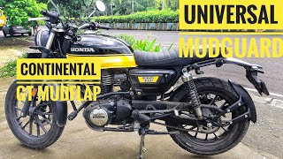 Continental GT Front Mudguard Extension for Honda CB350 RS | Universal Rear Mudguard | Vayu Vlogs