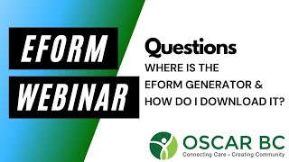 Where is the eForm Generator and How to Download it