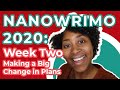 NaNoWriMo 2020: Writing Vlog Week 2 - Making a Big Change in Plans [CC]