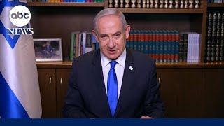 Benjamin Netanyahu speaks out on possible war crimes in Gaza prosecution