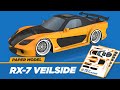 Paper Craft | How to make RX-7 Veilside paper car model | RX-7 Veilside sport car | Tokyo Drift