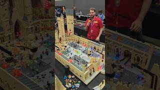 Huge LEGO Harry Potter Battle of Hogwarts by Nicolas Pienczak #lego #harrypotter