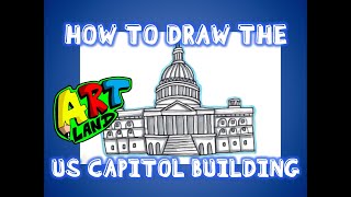 How to Draw the US CAPITOL BUILDING