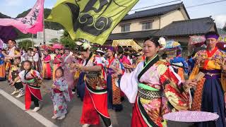 総踊り曲　踊れ日本海　庄川観光祭よさこい2023(パレード)