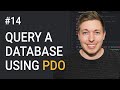 Query A Database Using PDO In OOP PHP | Object Oriented PHP Tutorial | PHP Tutorial | mmtuts