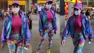 Sara Ali Khan Spotted at Airport | Bollywood Actress Sara Ali Khan Latest Video | Bollywood