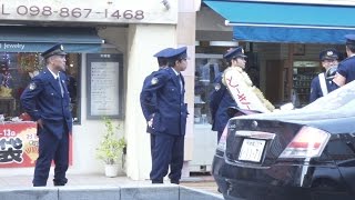 【高画質】2016＿荒れた?沖縄の成人式#3　[大勢の警察官と保護官が対応に追われる]