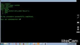 Hello word program PL/SQL Programming ) -2