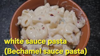 Italian style white sauce pasta😋|| easy గా ఇంట్లోనే ఈ Steps తో prepare చేసుకోండి👌 #whitesaucepasta