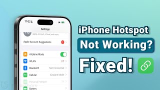 iPhone Personal Hotspot Not Working?  Fix It Now!!! 2025 New