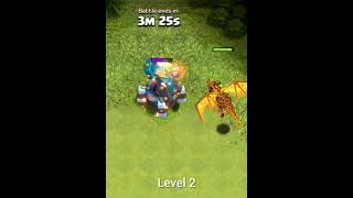 Super Dragon Vs Level Scatter Shot - clash of clans