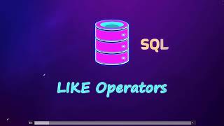 SQL LIKE Operator | SQL for Data Science 2025 🌟🎉