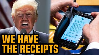 Bombshell texts PROVE they know Trump’s a lunatic