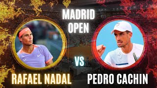 Rafael Nadal vs Pedro Cachin · Madrid Open · LIVE TENNIS WATCHALONG