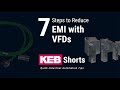 7 Steps to Reduce EMI in a VFD System - KEB Shorts