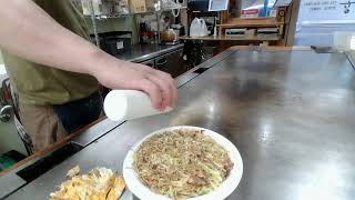 お好み焼きぐう畜ライブ。#広島#お好み焼き#japanfood#hiroshima#okonomiyaki#traditional#初見さん歓迎