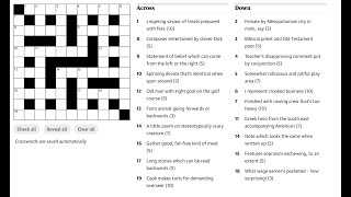 The Guardian Quick Cryptic Crossword No. 43 - 25/01/2025