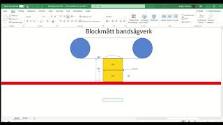 Bandsågverk, kalkylera mått före sågning