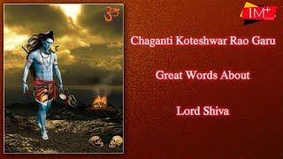 Lord Shiva Telugu WhatsApp Status | Chaganti Koteswar rao | Great Words