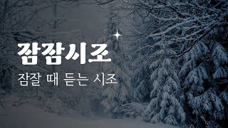 [잠잘 때 듣는_ 잠잠시조] 문무학 시인 편