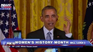 FNN: Obama Speaks During Women's History Month Event at White House