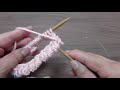 輪針で編むイギリスゴム編み【棒針編み】編み図・字幕解説 brioche stitch crochet and knitting japan