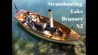 Steam Launches on Lake Brunner NZ